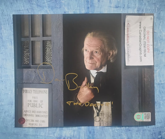 David Bradley Hand Signed Autograph 8x10 Photo SWAU COA Doctor Who