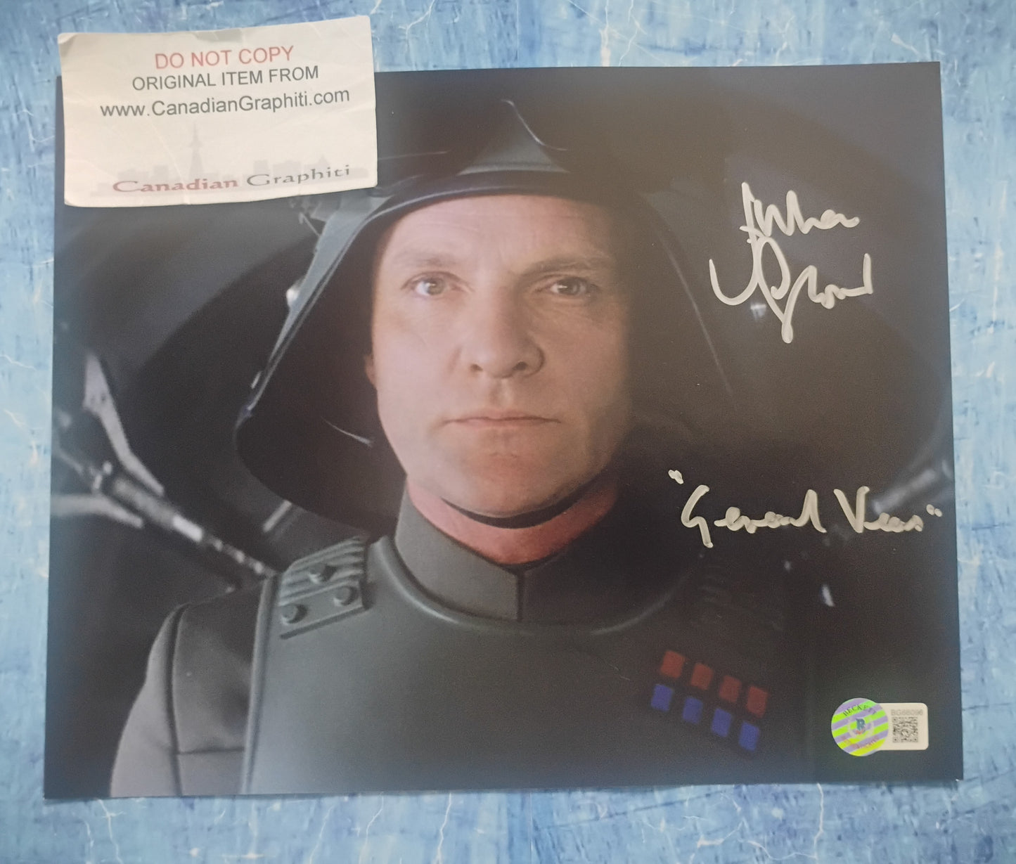 Julian Glover Hand Signed Autograph 8x10 Photo BAS COA Star Wars