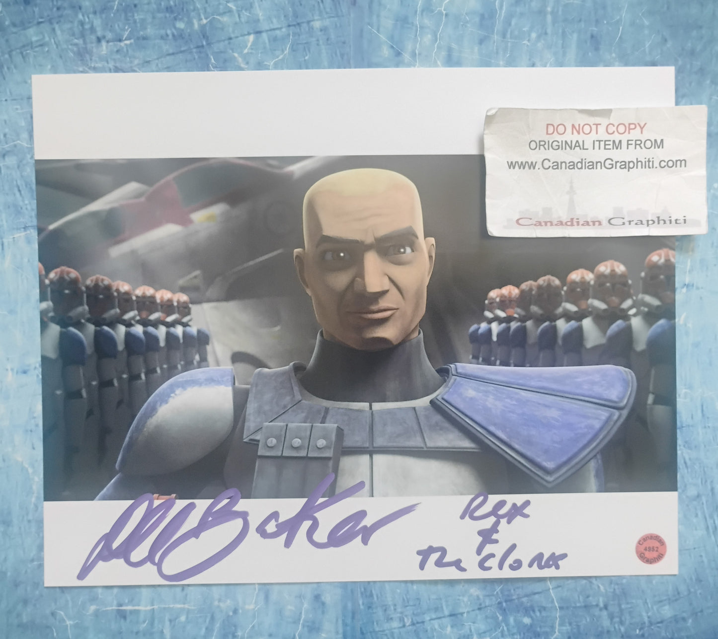 Dee Bradley Baker Hand Signed Autograph 8x10 Photo COA Star Wars