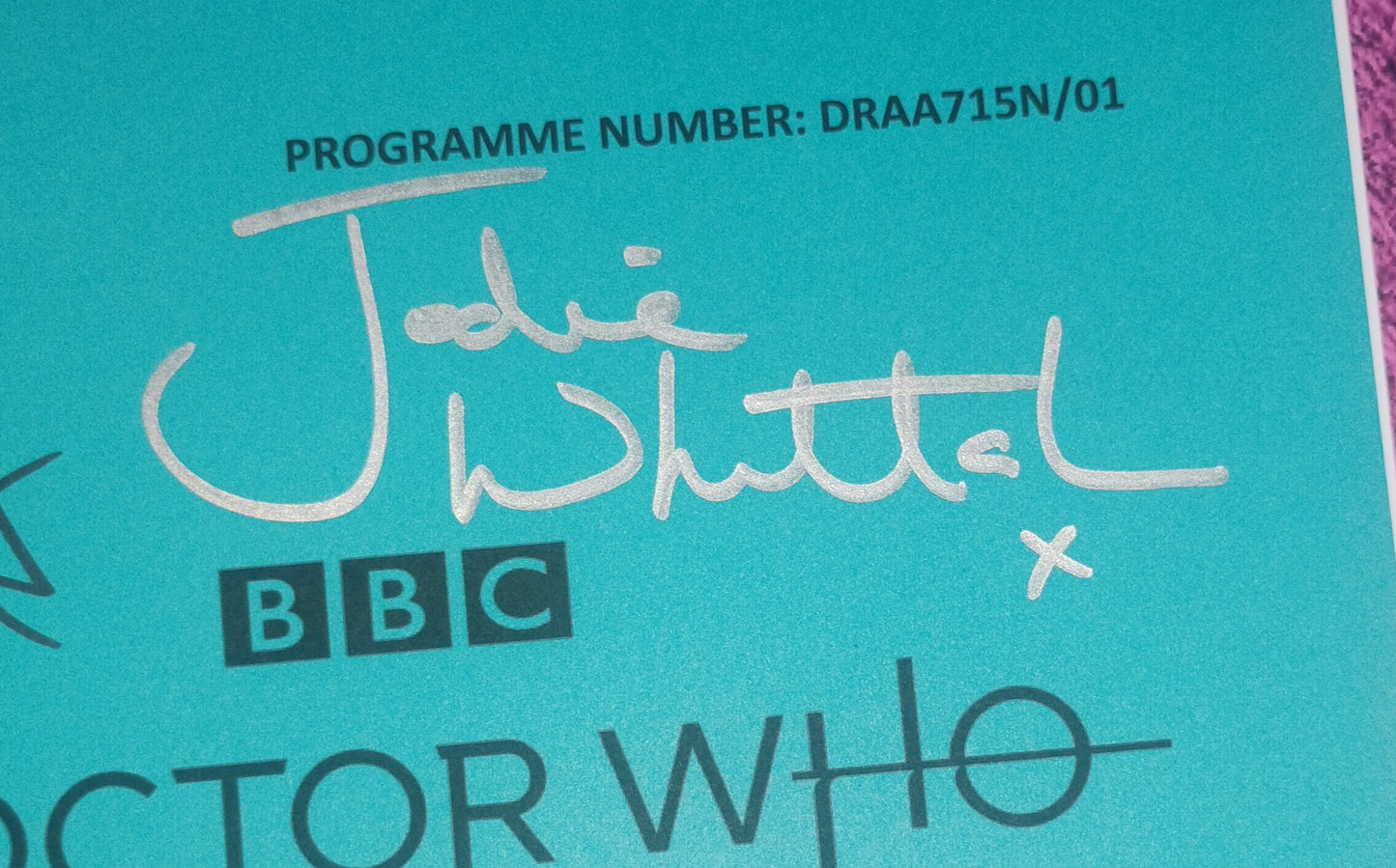 Doctor Who 4x Cast Hand Signed Script COA Jodie Whittaker, Jo Martin, Bradley Walsh & Mandip Gill