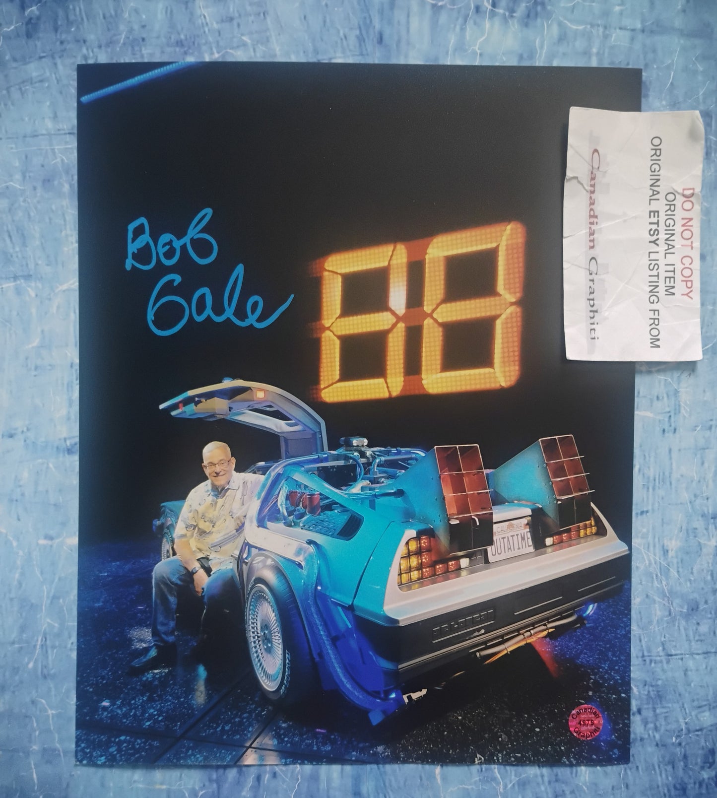 Bob Gale Hand Signed Autograph 8x10 Photo OPix COA Back To The Future