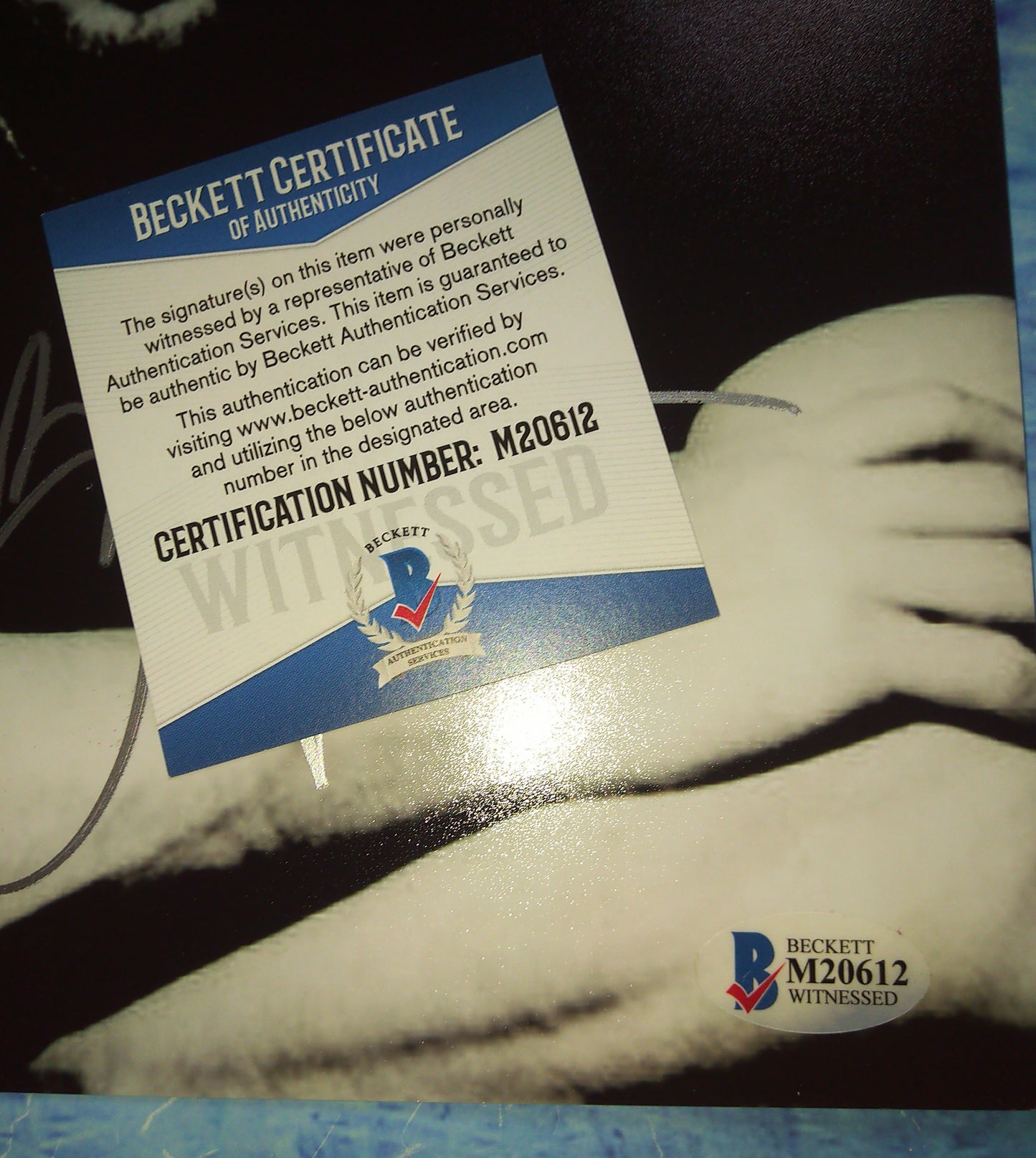 Clive Barker Hand Signed Autograph 8x10 Photo BAS COA