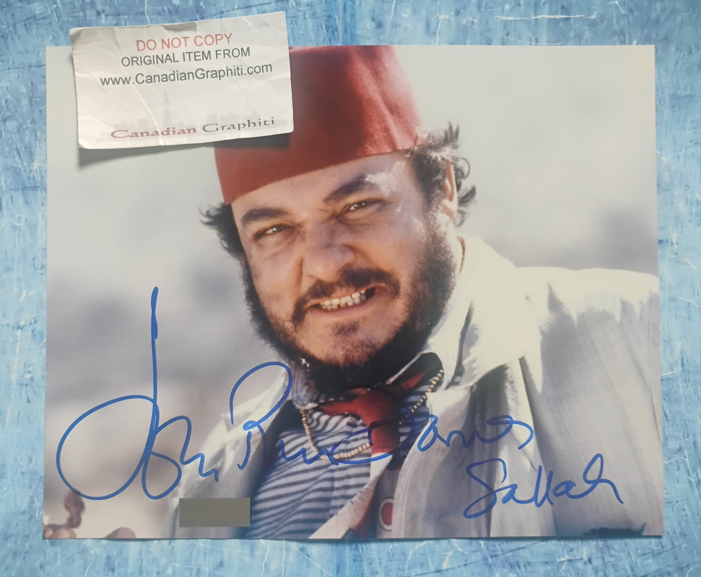 John Rhys-Davies Hand Signed Autograph 8x10 Photo COA Indiana Jones