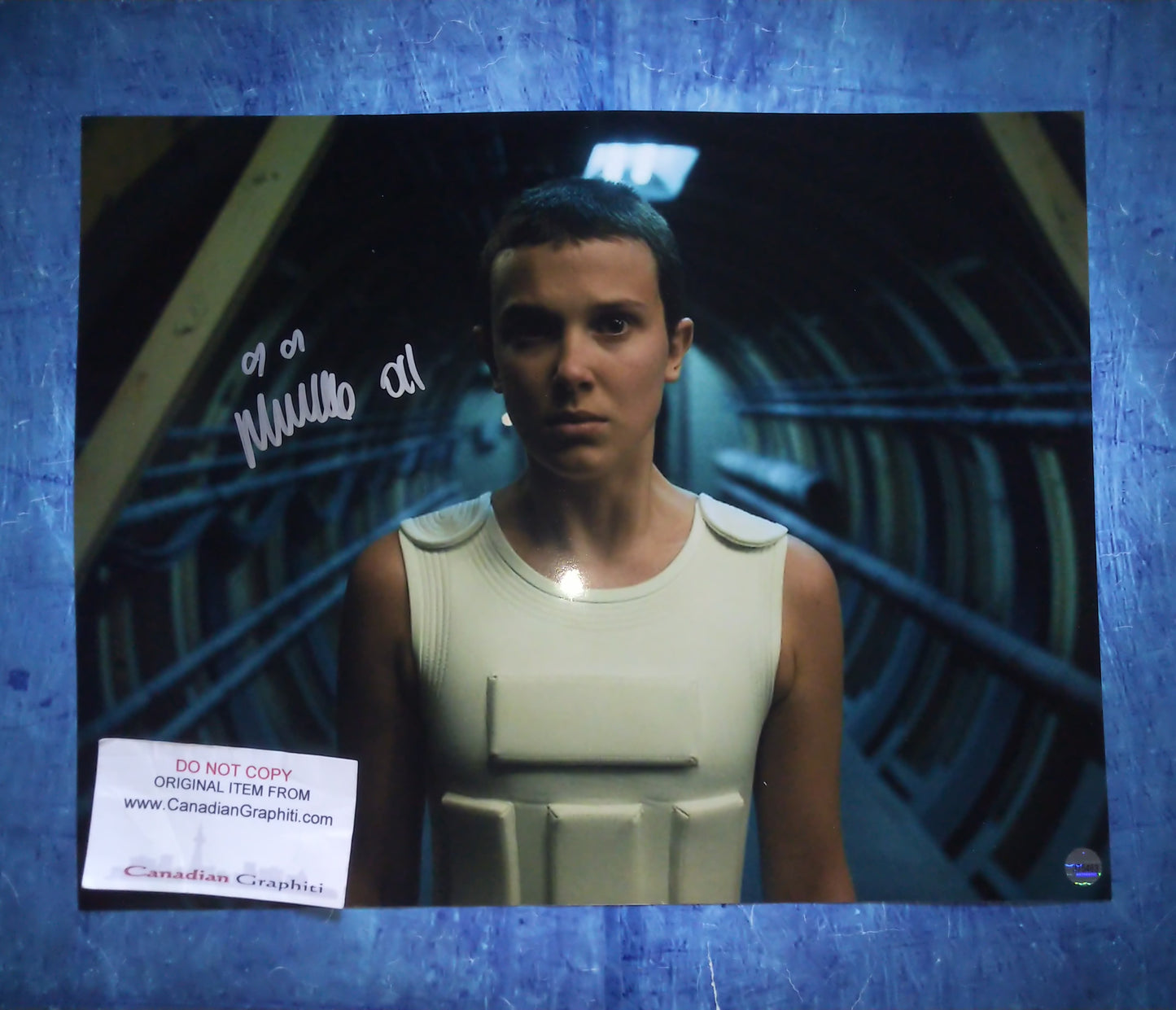 Millie Bobby Brown Hand Signed Autograph 11x14 Photo COA Stranger Things