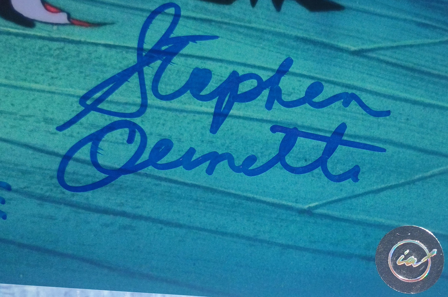 Alyson Court & Stephen Ouimette Hand Signed Autograph 8x10 Photo COA Beetlejuice