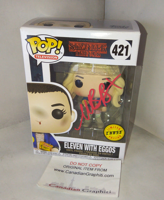 Millie Bobby Brown Hand Signed Autograph Stranger Things Funko Pop COA