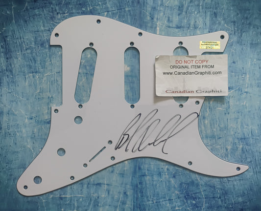 Brad Arnold Hand Signed Autograph Guitar Pick Guard COA 3 Doors Down