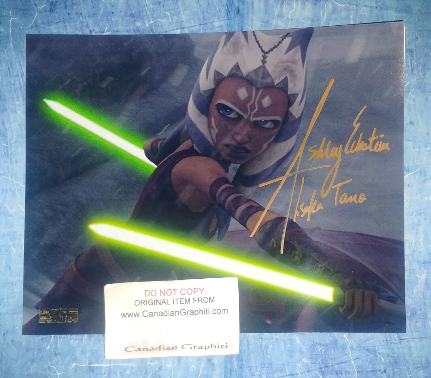 Ashley Eckstein Hand Signed Autograph 8x10 Photo COA Star Wars Clone Wars