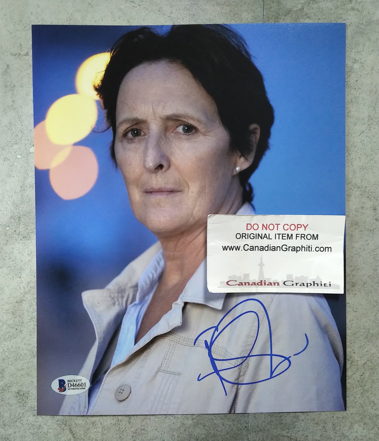 Fiona Shaw Hand Signed Autograph 8x10 Photo BAS COA