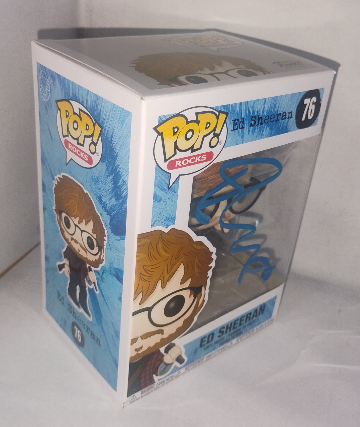 Ed Sheeran Hand Signed Autograph Funko Pop COA