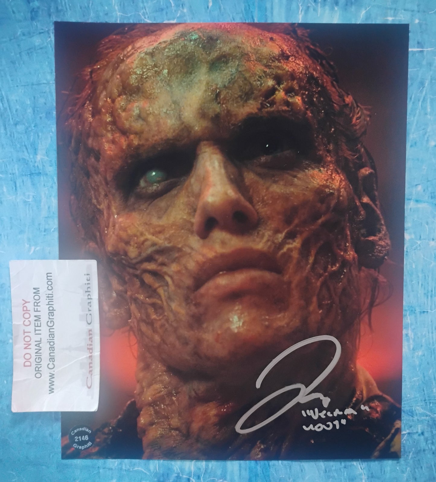 Jamie Campbell Bower Hand Signed Autograph 8x10 Photo COA Stranger Things