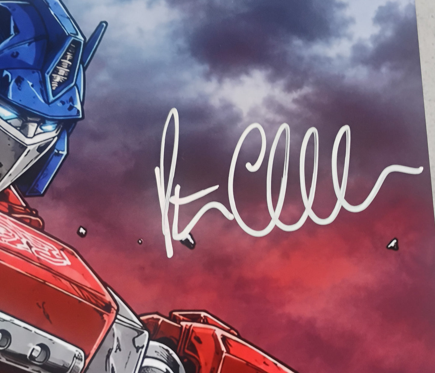 Peter Cullen & Frank Welker Hand Signed Autograph 11x14 Photo COA Transformers