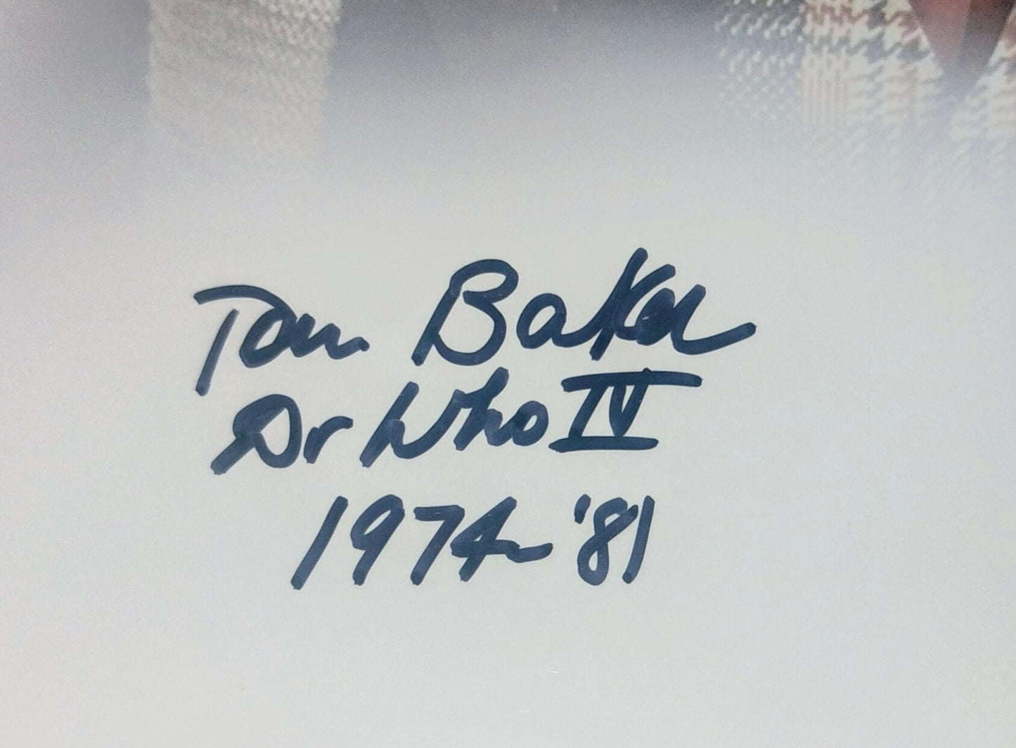 Tom Baker Hand Signed Autograph 8x10 Photo COA Doctor Who