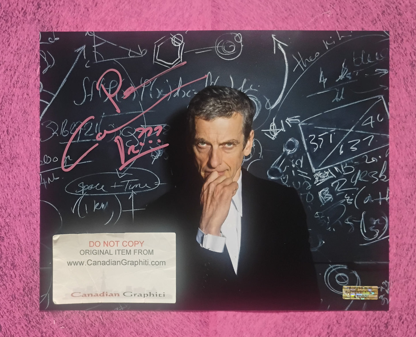 Peter Capaldi Hand Signed Autograph 8x10 Photo COA Doctor Who