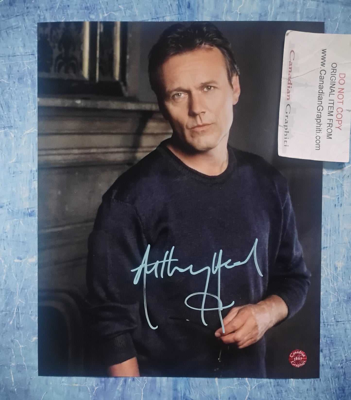 Anthony Head Hand Signed Autograph 8x10 Photo COA