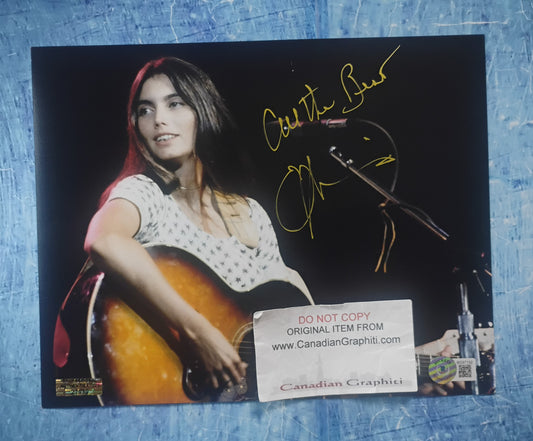 Emmylou Harris Hand Signed Autograph 8x10 Photo BAS COA