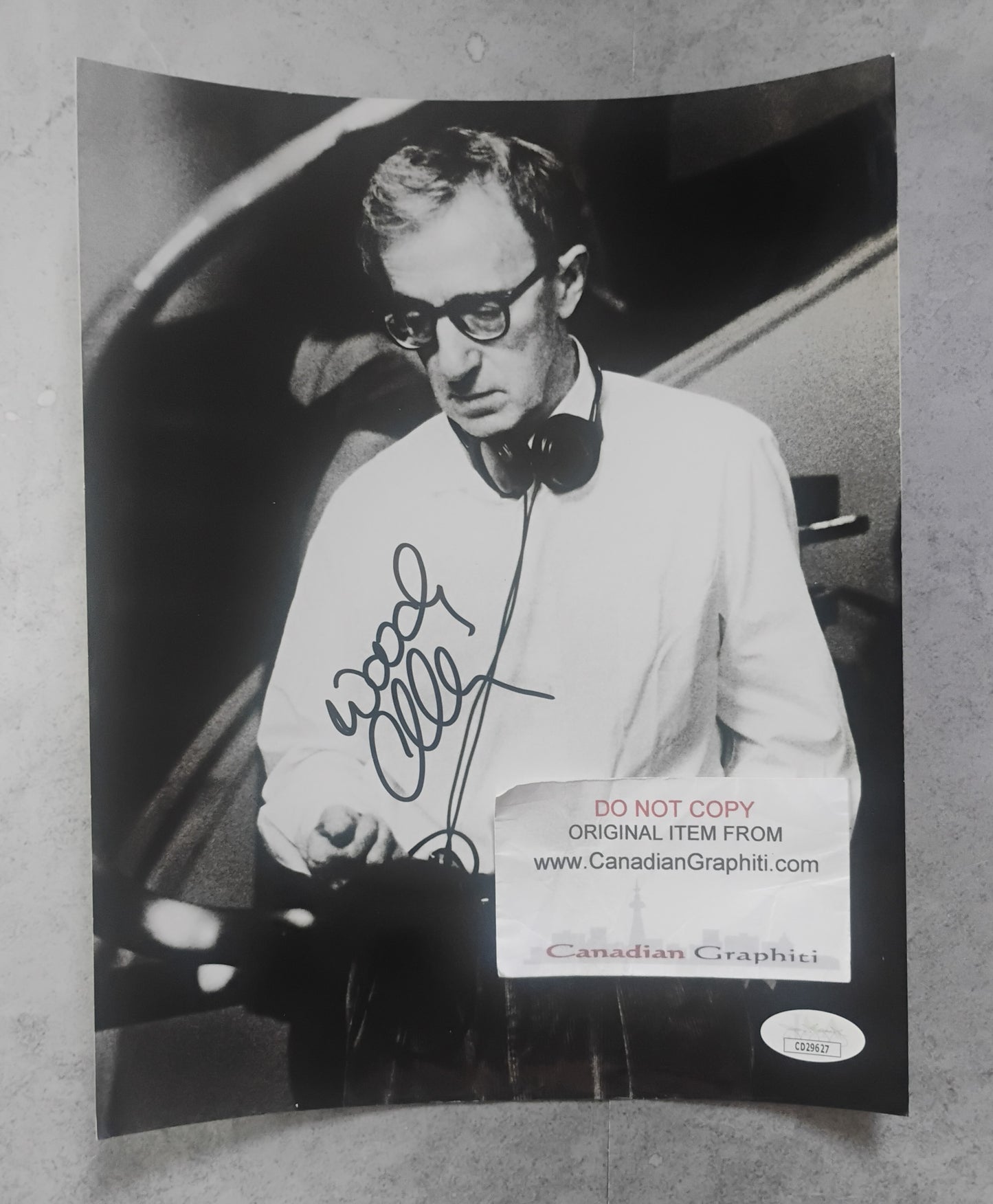Woody Allen Hand Signed Autograph 8x10 Photo JSA COA