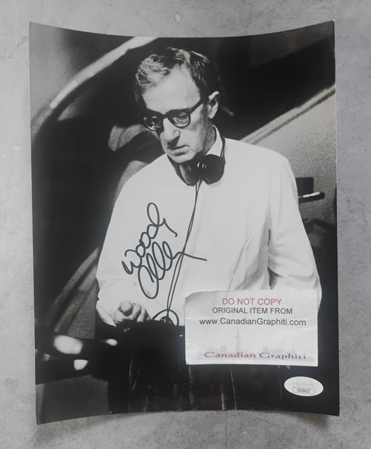 Woody Allen Hand Signed Autograph 8x10 Photo JSA COA