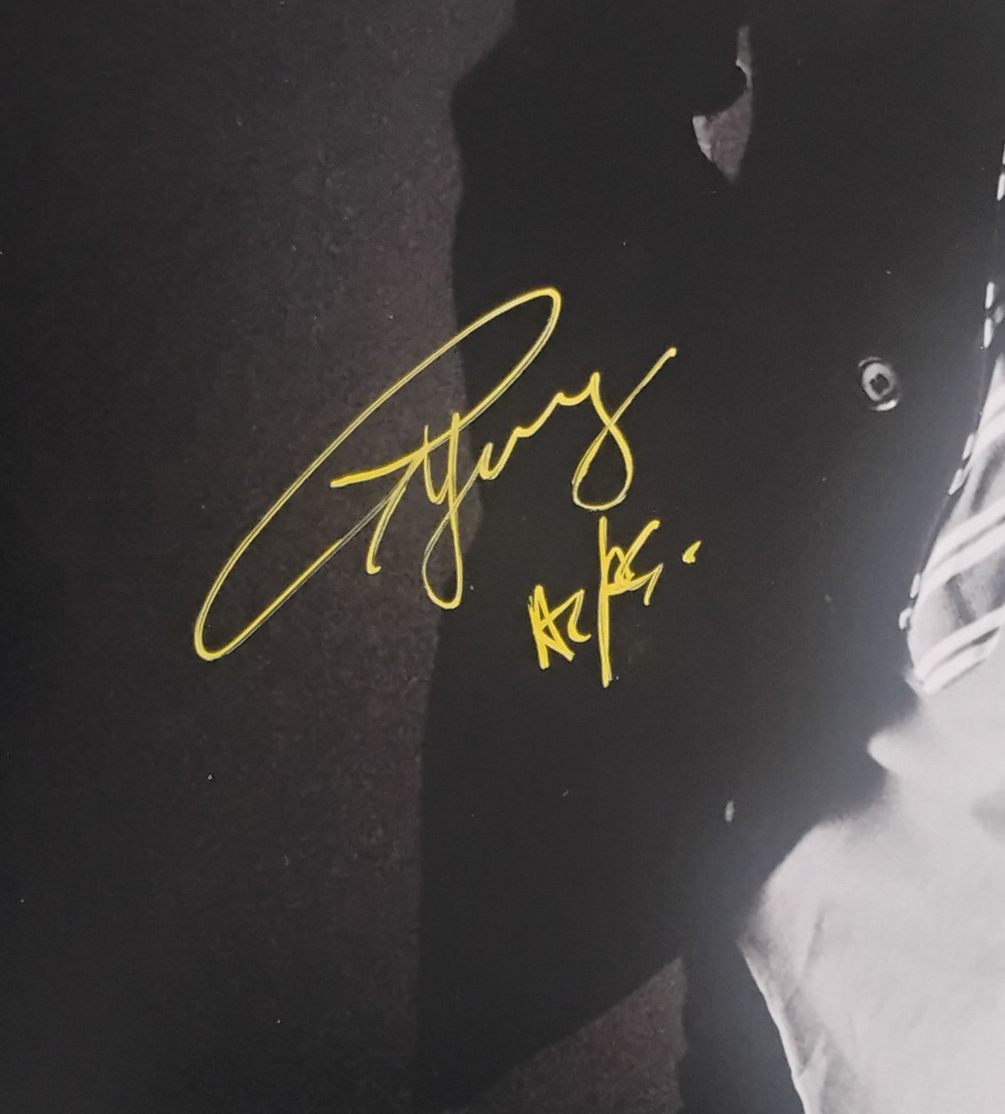 Angus Young AC/DC Hand Signed Autograph 11x14 Photo COA