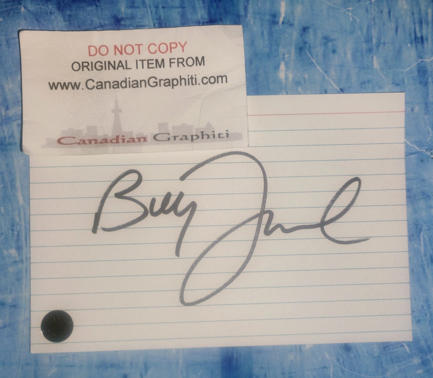Billy Joel Hand Signed Autograph Index Card COA