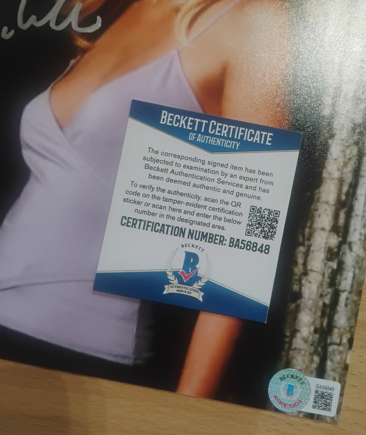 Sarah Michelle Gellar Hand Signed Autograph 8x10 Photo BAS COA