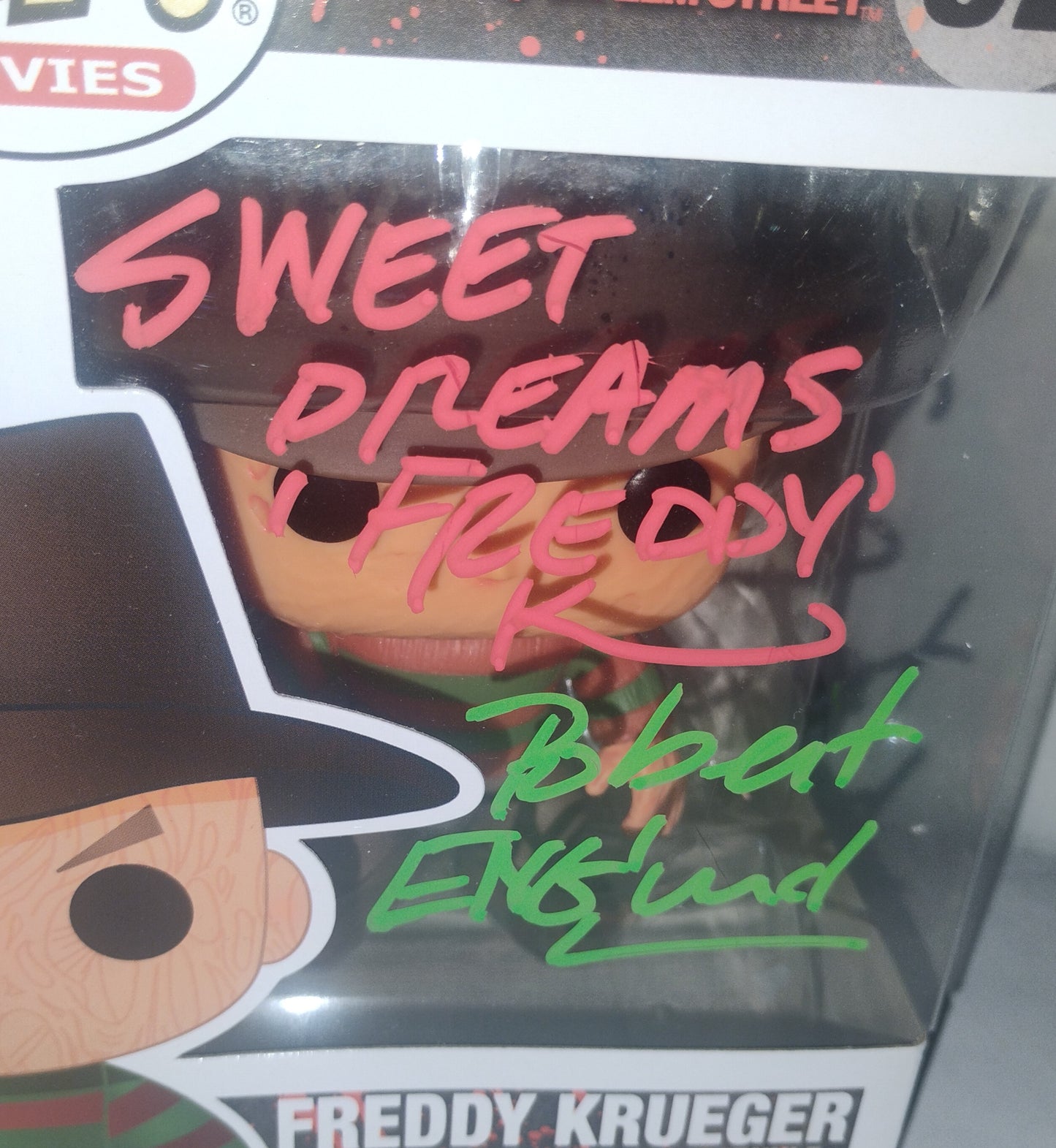 Robert Englund Hand Signed Autograph Freddy Krueger Funko Pop COA