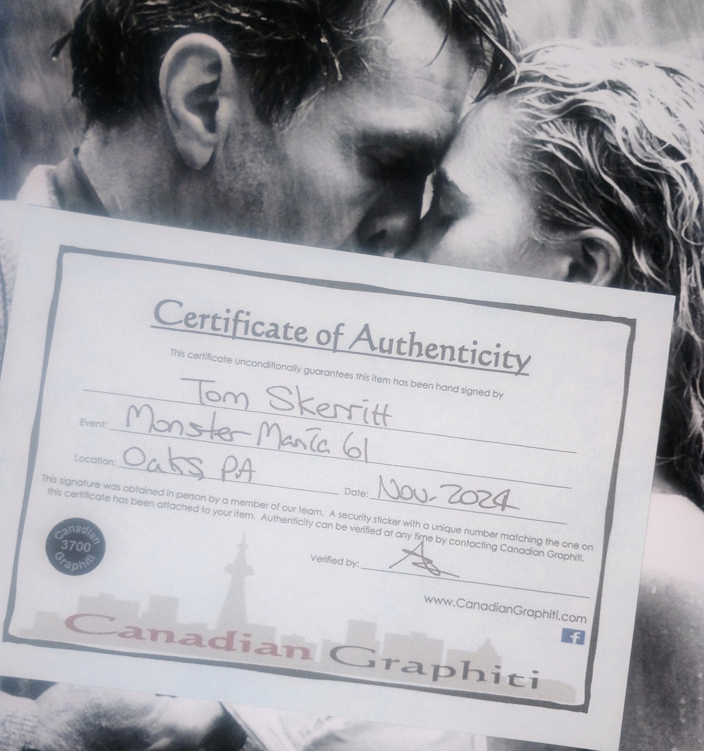 Tom Skerritt Hand Signed Autograph 8x10 Photo COA Poison Ivy