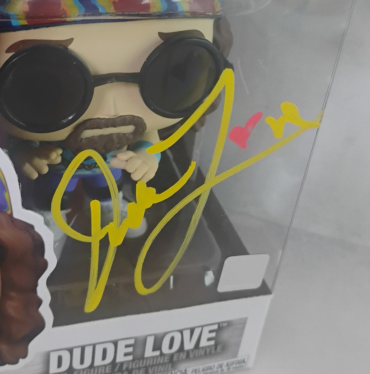 Mick Foley Hand Signed Autograph Dude Love Funko Pop COA