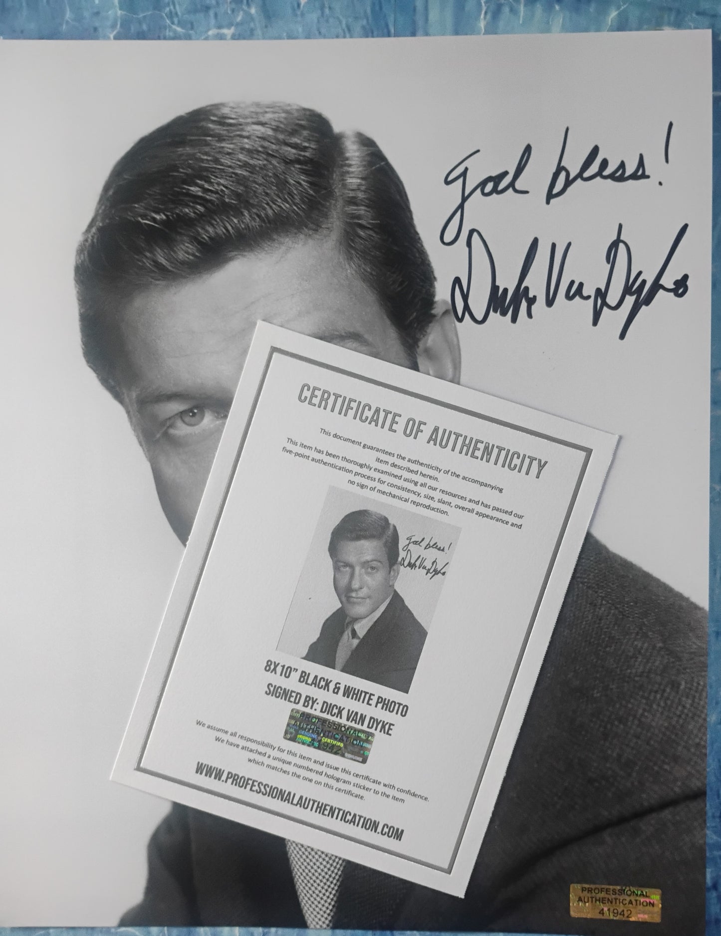 Dick Van Dyke Hand Signed Autograph 8x10 Photo COA