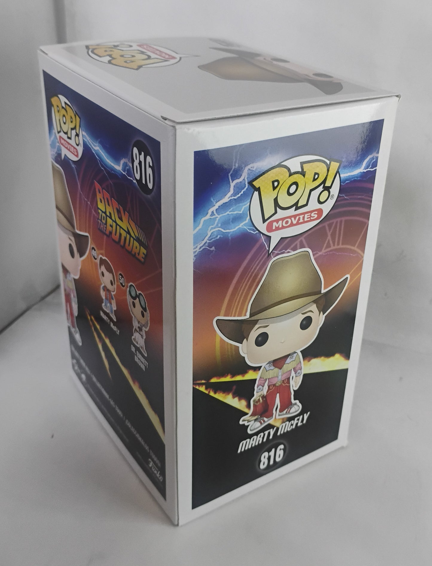 Michael J Fox Hand Signed Autograph Marty McFly Funko Pop COA Back To The Future