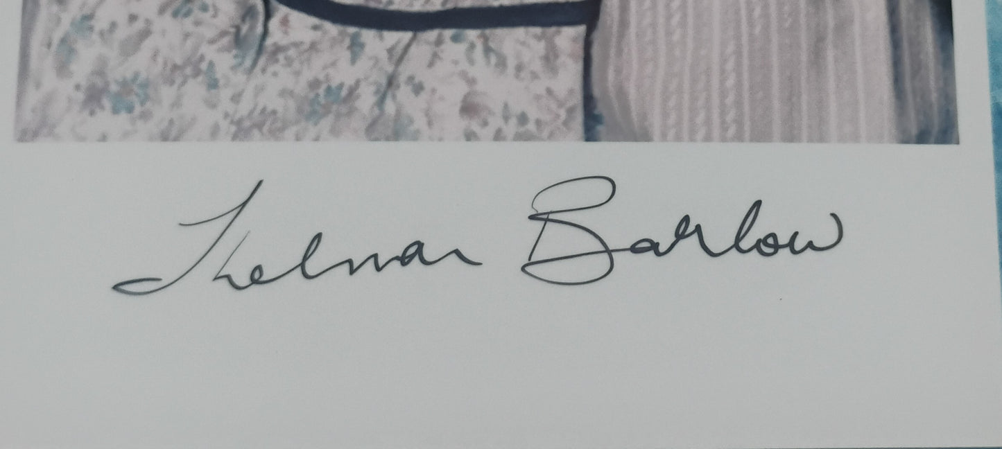 Thelma Barlow Hand Signed Autograph Photo COA