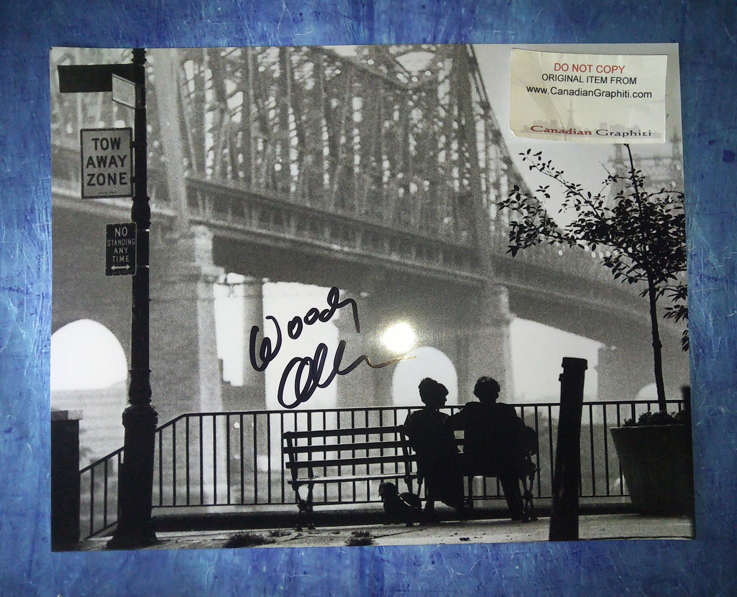Woody Allen Hand Signed Autograph 11x14 Photo COA