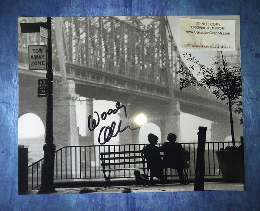 Woody Allen Hand Signed Autograph 11x14 Photo COA