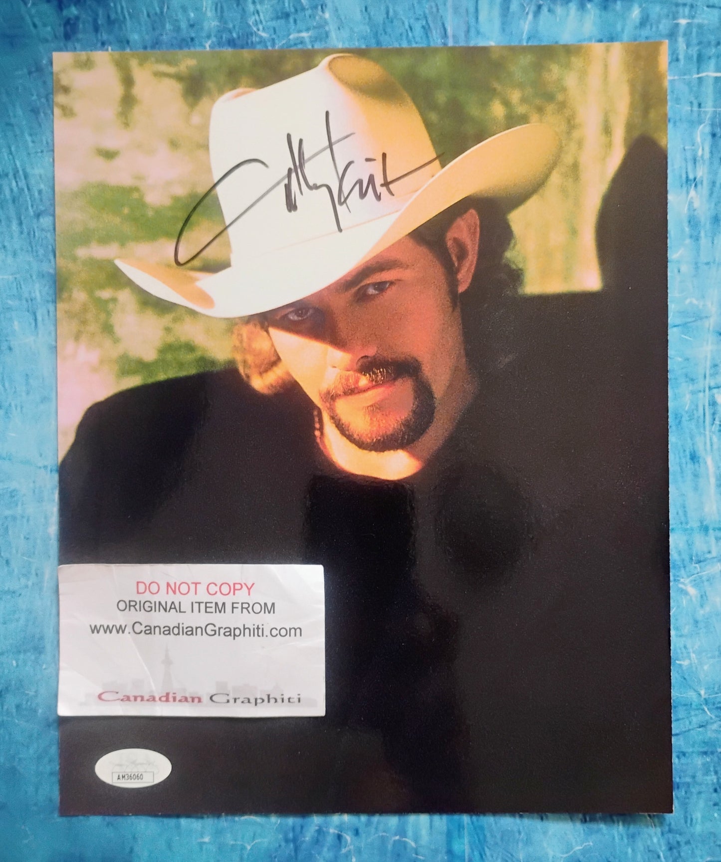 Toby Keith Hand Signed Autograph 8x10 Photo JSA COA