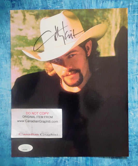 Toby Keith Hand Signed Autograph 8x10 Photo JSA COA