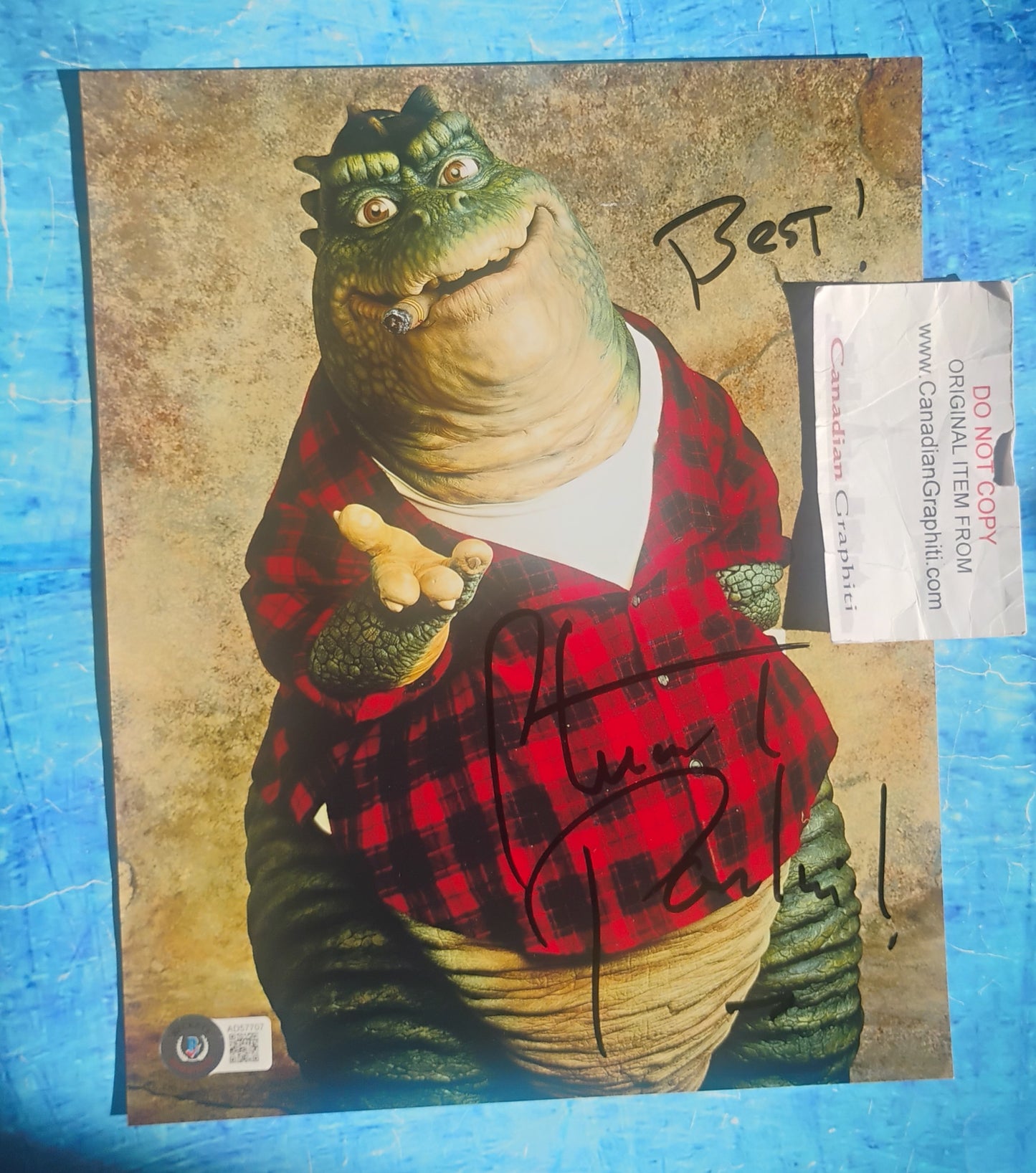Stuart Pankin Hand Signed Autograph 8x10 Photo BAS COA Dinosaurs
