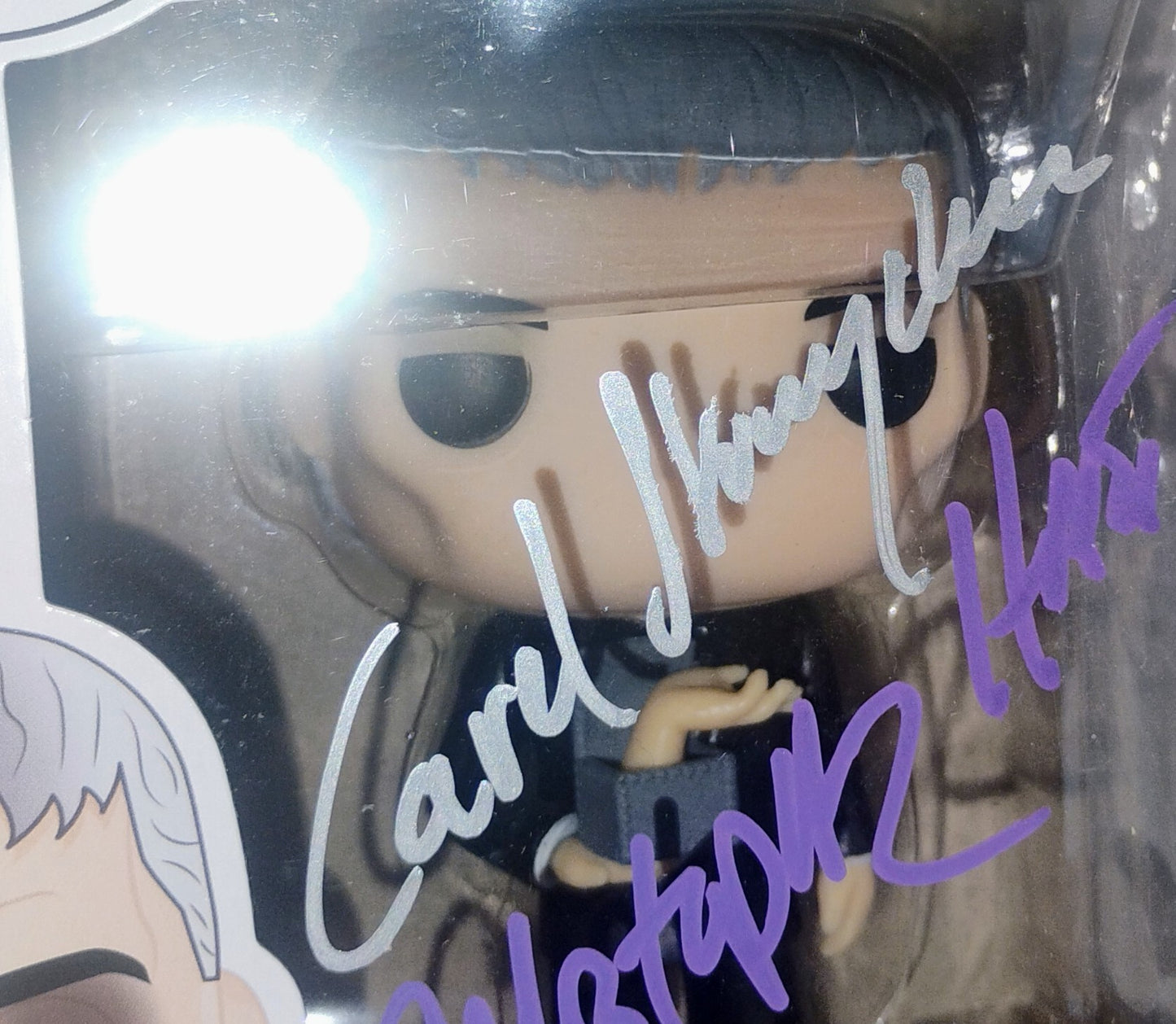 Carel Struycken & Christopher Hart Hand Signed Autograph Addams Family Funko Pop JSA COA