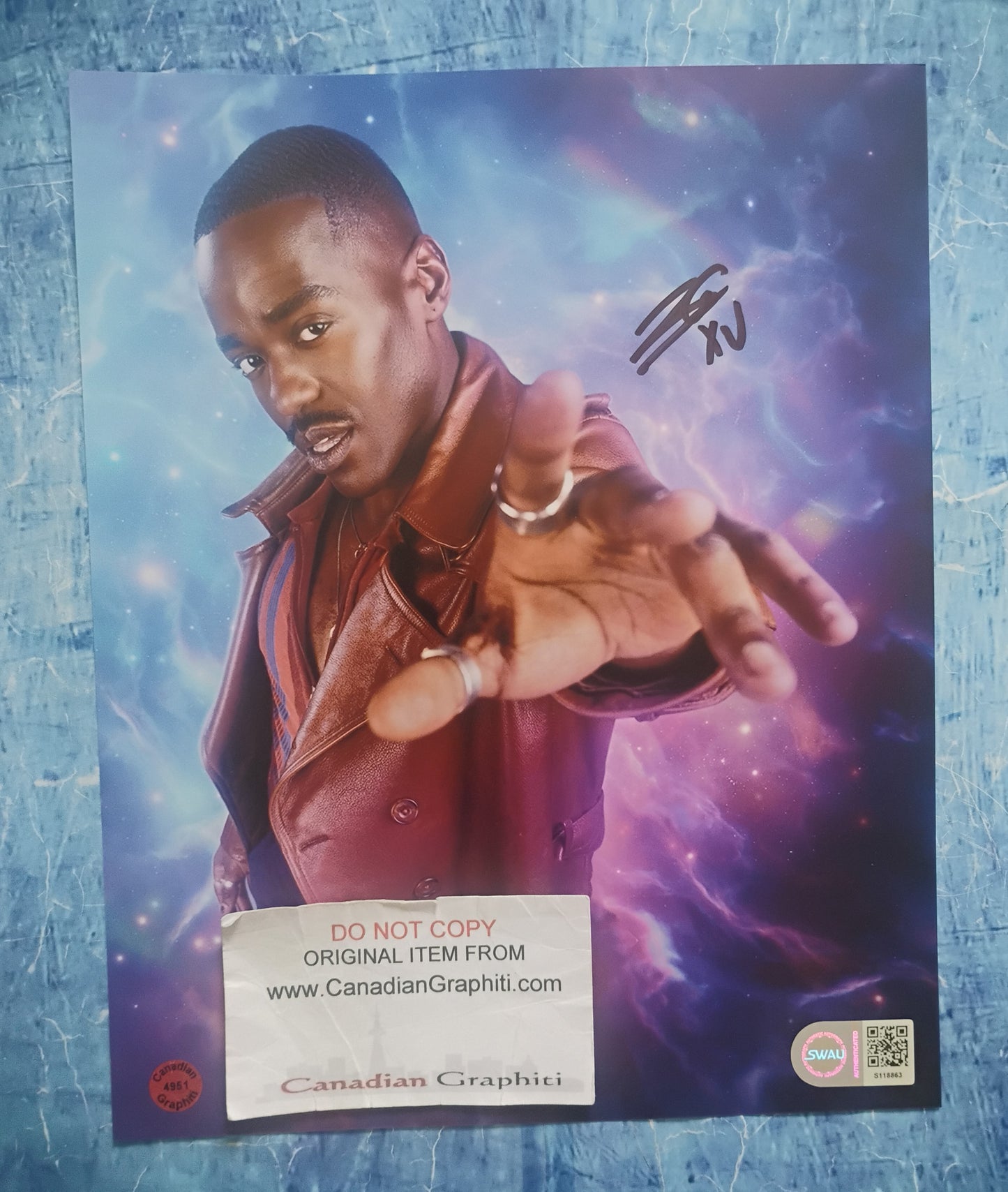 Ncuti Gatwa Hand Signed Autograph 8x10 Photo SWAU COA Doctor Who