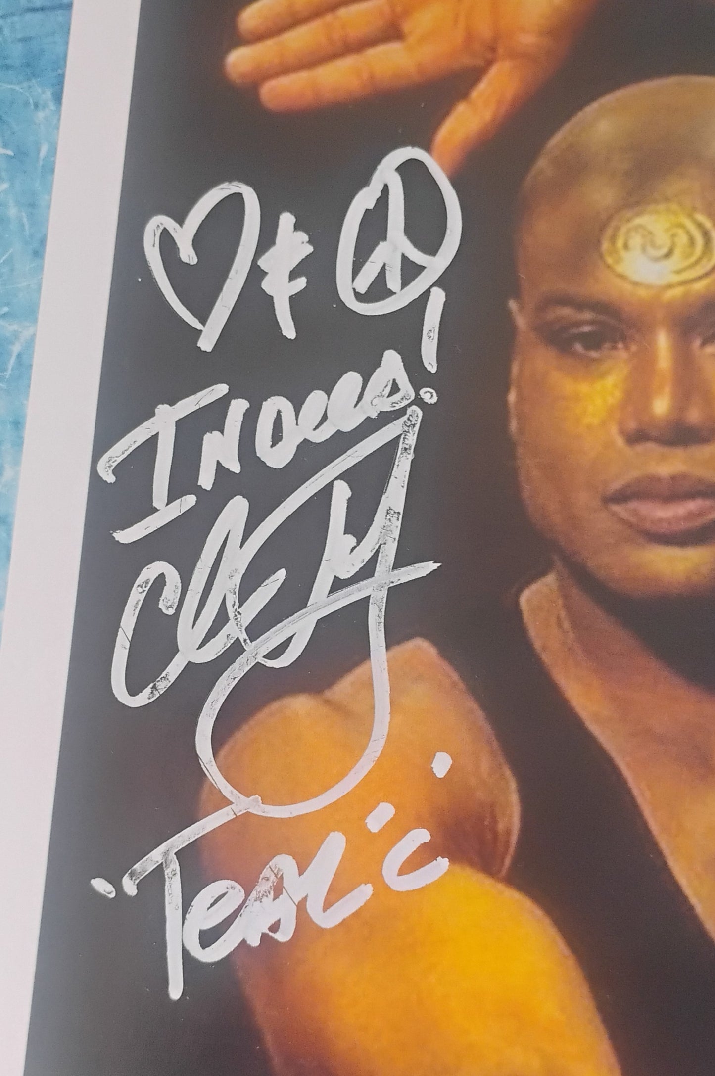 Christopher Judge Hand Signed Autograph Photo Stargate OPix COA