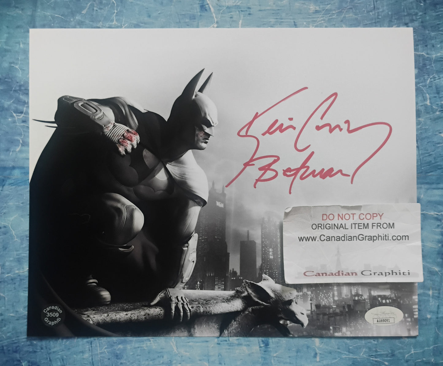 Kevin Conroy Hand Signed Autograph 8x10 Photo JSA COA Batman Arkham Asylum