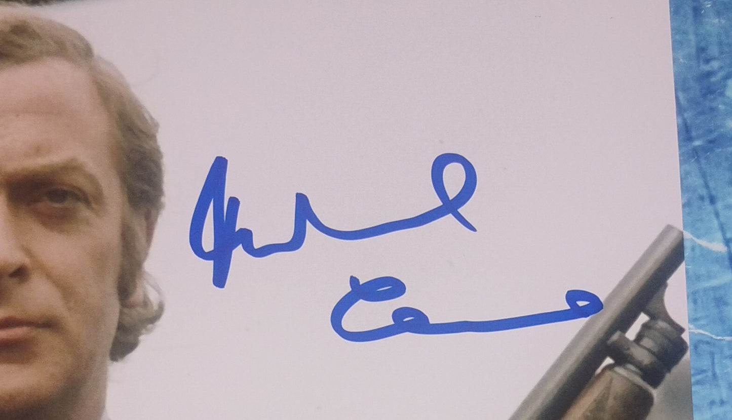 Michael Caine Hand Signed Autograph 8x10 Photo COA Get Carter