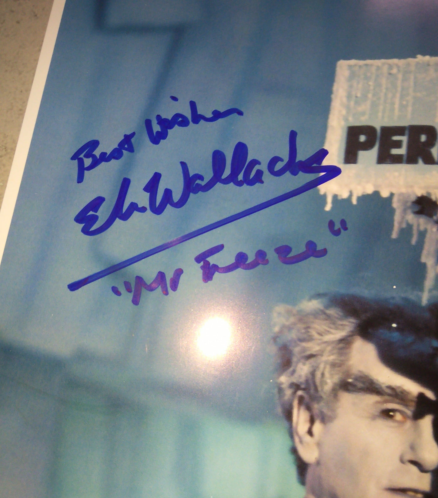 Eli Wallace Hand Signed Autograph 8x10 Photo COA Batman Mr Freeze