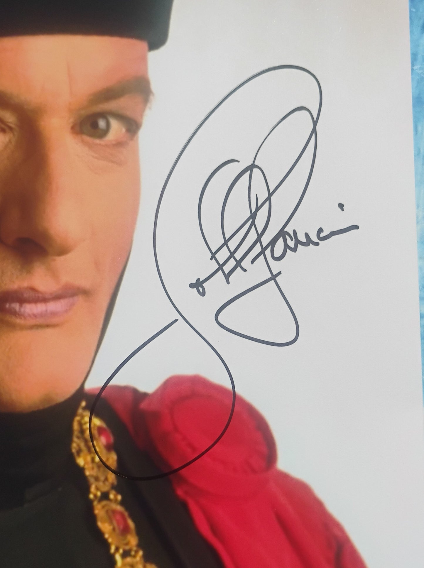 John De Lancie Hand Signed Autograph 8x10 Photo COA Star Trek