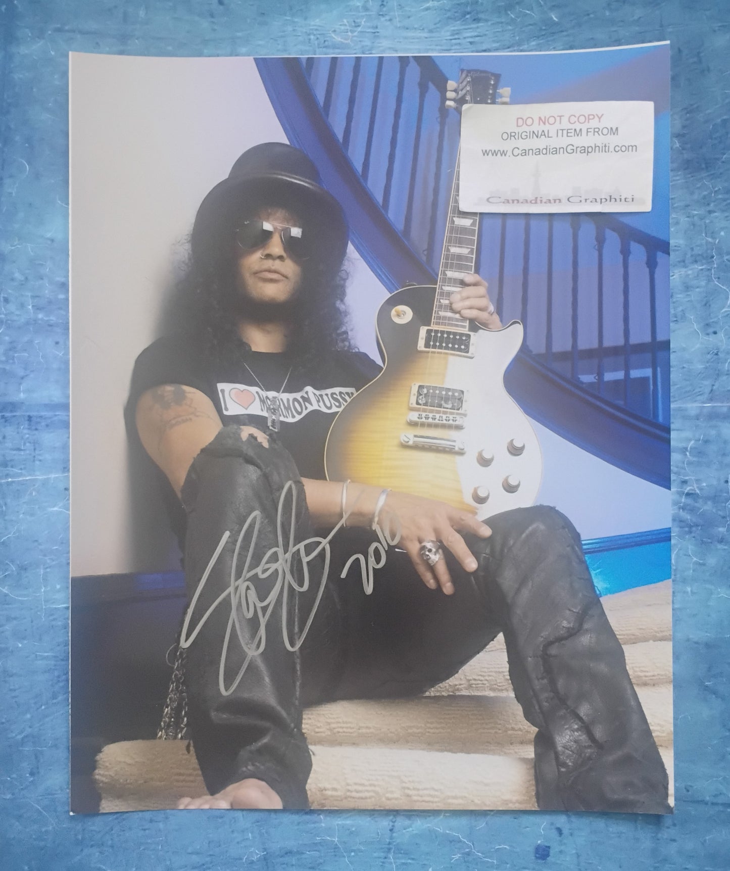 Slash Hand Signed Autograph 11x14 Photo BAS COA Guns N Roses