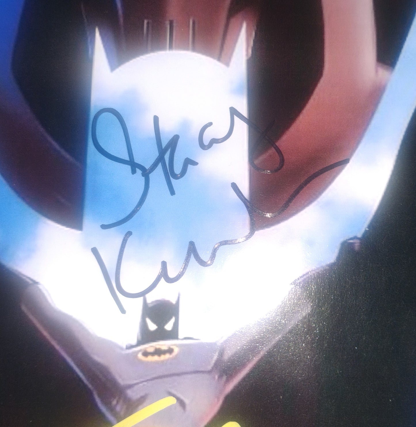 Batman Mask Of The Phantasm Photo & Card Framed COA Kevin Conroy, Stacy Keach & Efrem Zimbalist Jr