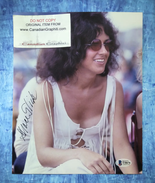 Grace Slick Hand Signed Autograph 8x10 Photo BAS COA