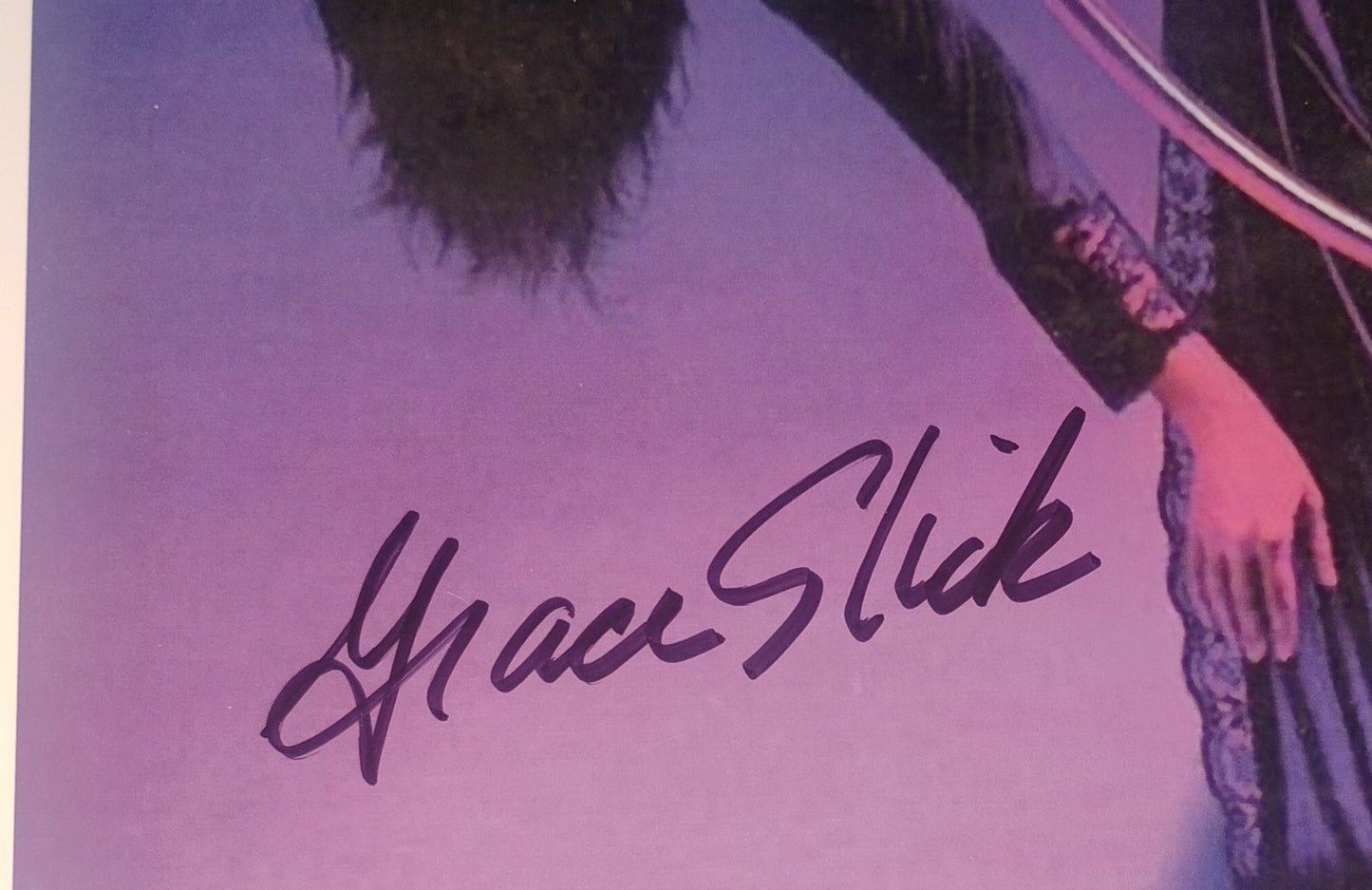 Grace Slick Hand Signed Autograph 12x12 Photo COA