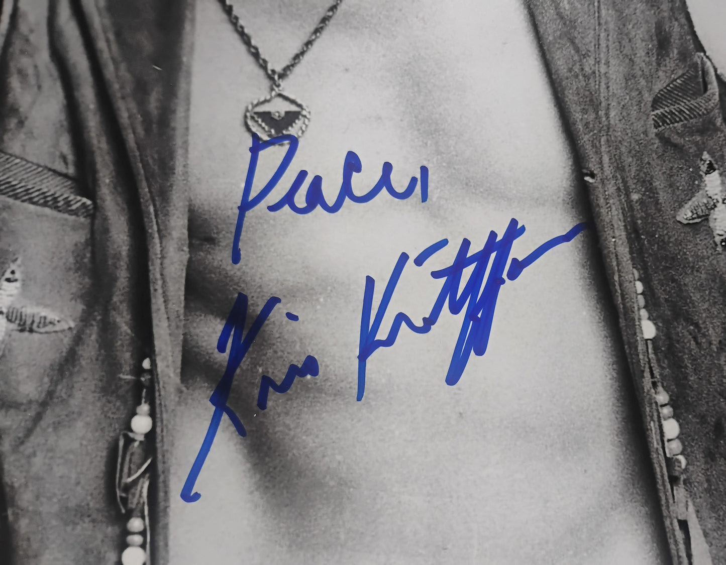 Kris Kristofferson Hand Signed Autograph 11x14 Photo COA