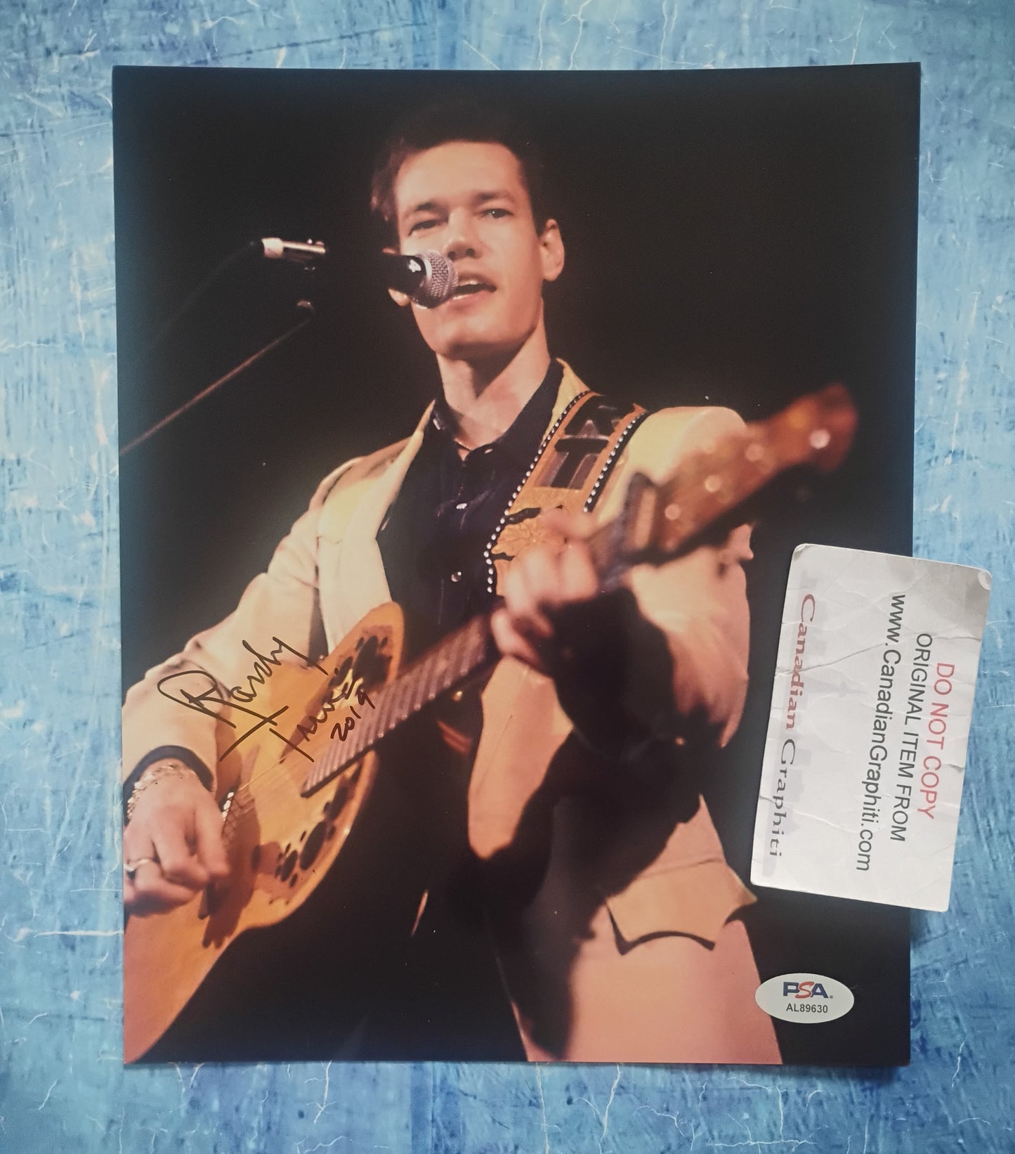 Randy Travis Hand Signed Autograph 8x10 Photo PSA COA