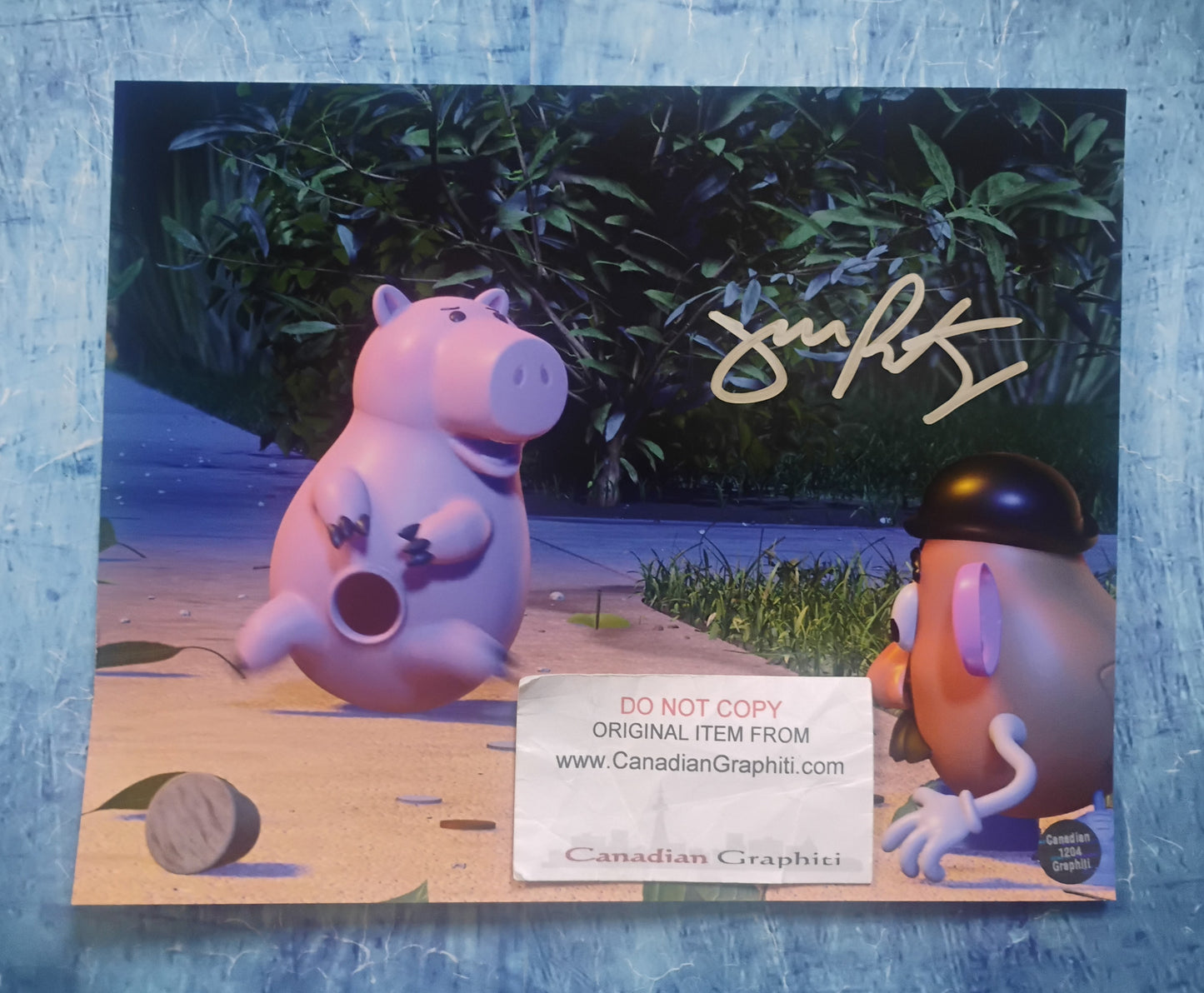 John Ratzenberger Hand Signed Autograph 8x10 Photo COA Toy Story
